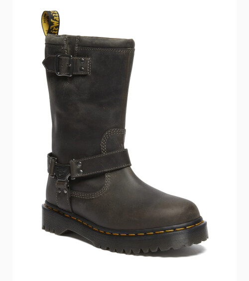 Dr Martens high boots with side zip
