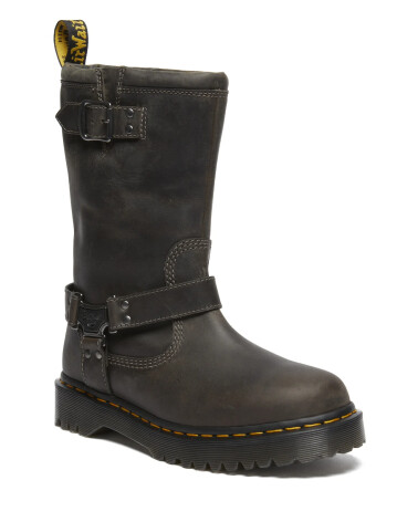 Dr Martens botas altas con cremallera lateral