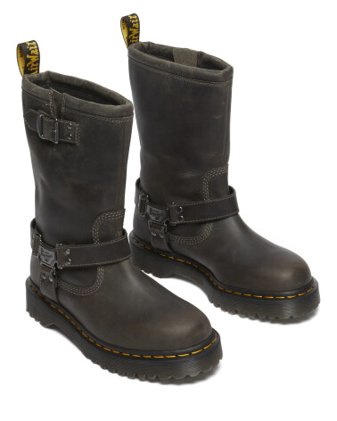 Dr Martens hohe Stiefel mit Reißverschluss
