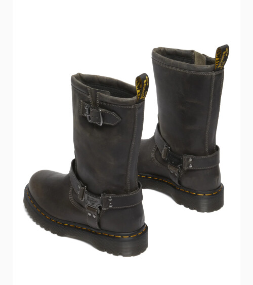 Dr Martens hohe Stiefel mit Reißverschluss