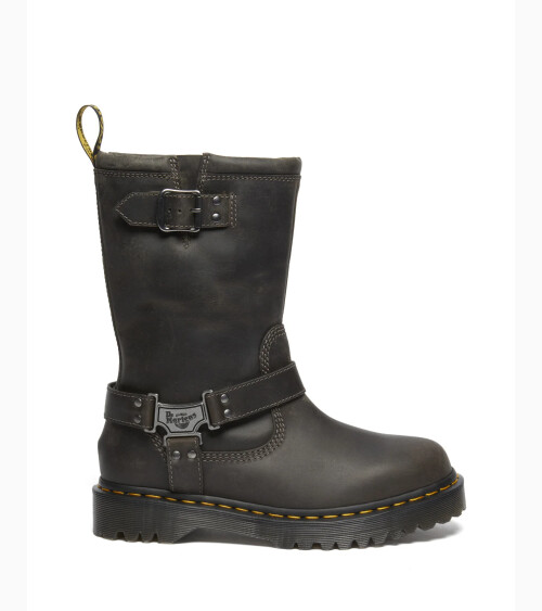 Dr Martens botas altas con cremallera lateral