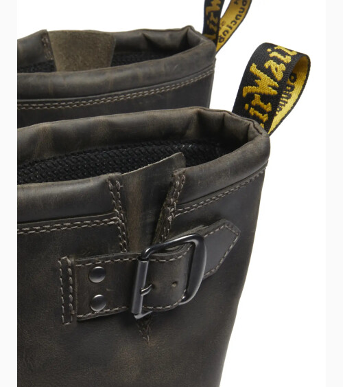Dr Martens high boots with side zip