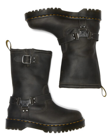 Dr Martens hohe Stiefel mit Reißverschluss