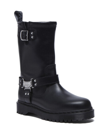 Dr Martens stivali alti fibbie e zip