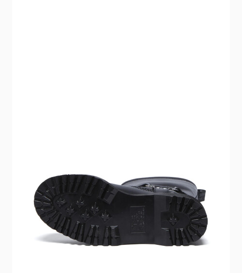 Dr Martens hohe Stiefel Schnallen und Reißverschluss