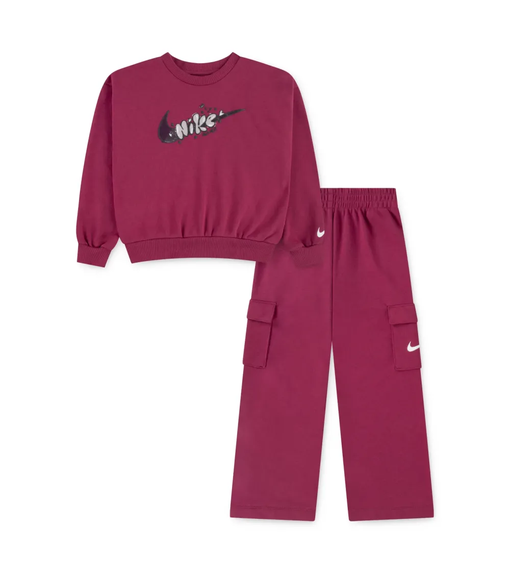 Nike Trainingsanzug mit Sweatshirt und Hose für Kinder