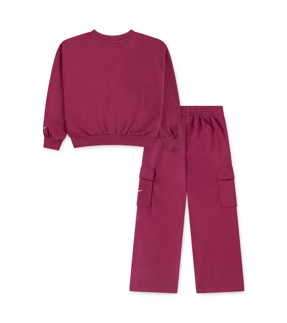 Nike tuta con felpa e pantaloni per bambini