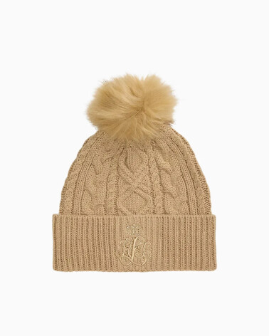 Ralph Lauren Strickmütze mit Pom Pom