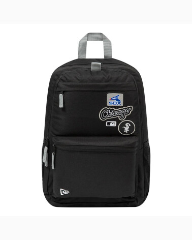 New Era mochila MLB con patch y bolsillos externos