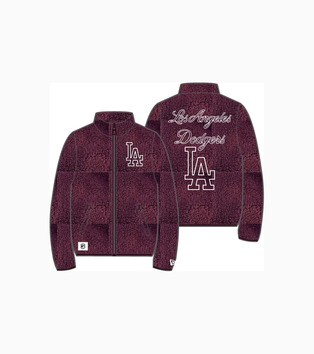New Era sherpa jacket Los Angeles Dodgers