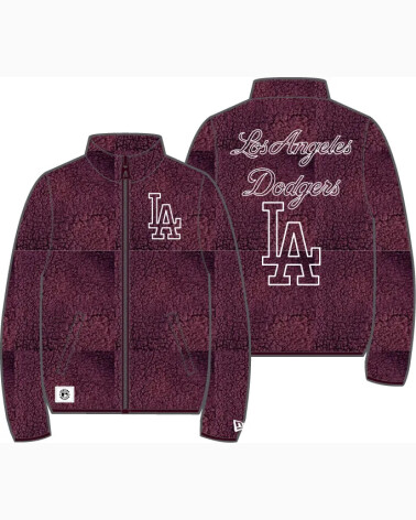 New Era sherpa jacket Los Angeles Dodgers