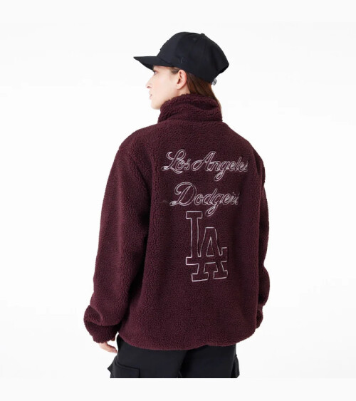 New Era sherpa jacket Los Angeles Dodgers