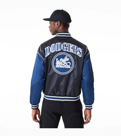 New Era MLB Dodgers jacket with embroidery