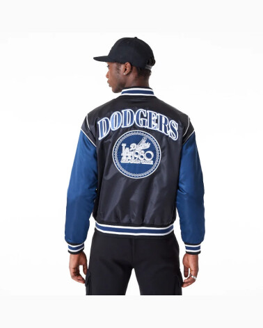 New Era MLB Dodgers jacket with embroidery