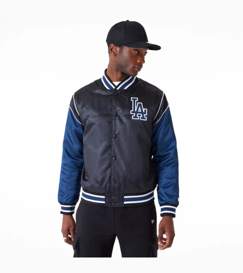 New Era MLB Dodgers jacket with embroidery