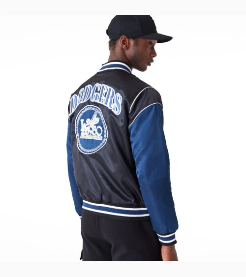 New Era MLB Dodgers jacket with embroidery