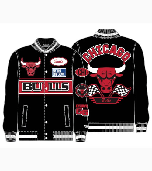 New Era Veste bomber Chicago Bulls