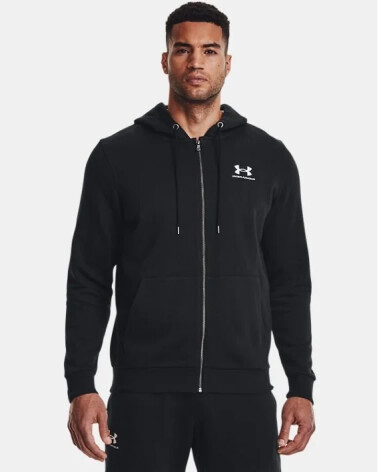 Under Armour felpa cappuccio e zip Essential