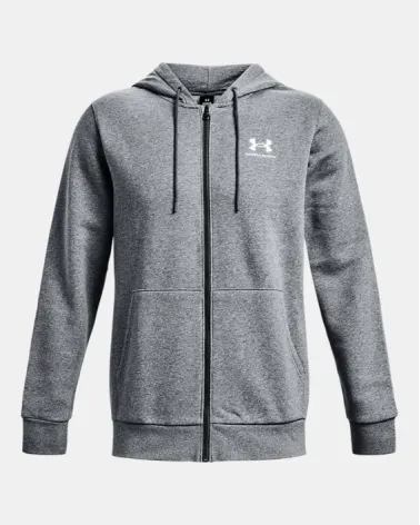Under Armour felpa cappuccio e zip Essential