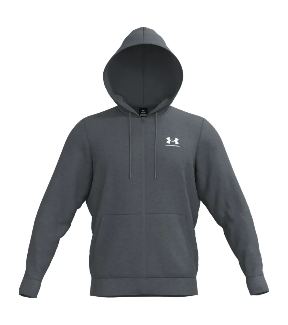 Under Armour felpa cappuccio e zip Essential