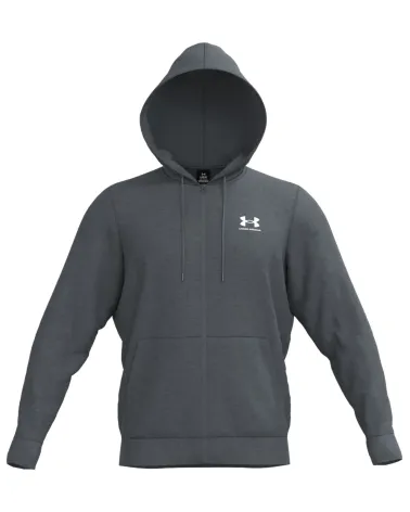 Under Armour felpa cappuccio e zip Essential