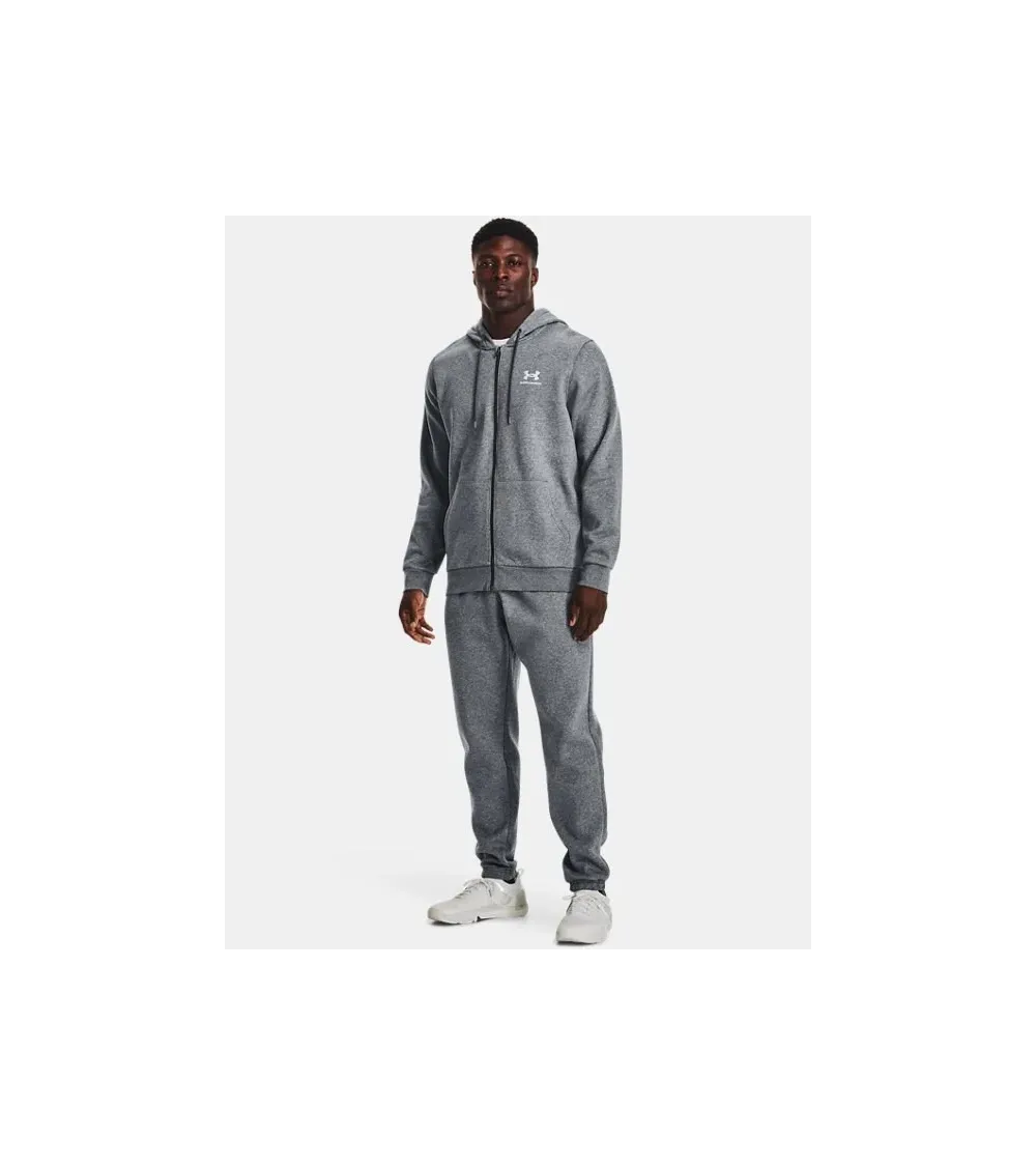 Under Armour felpa cappuccio e zip Essential