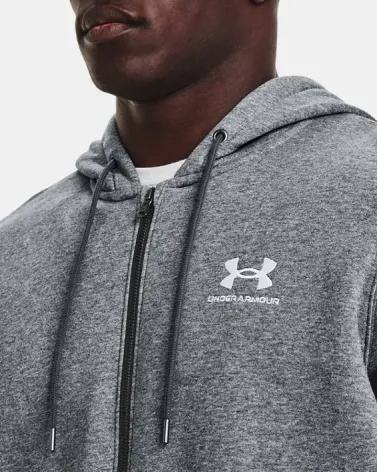 Under Armour felpa cappuccio e zip Essential