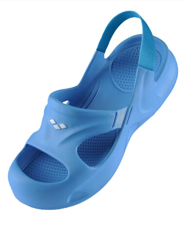 Arena pool flip flops with back strap