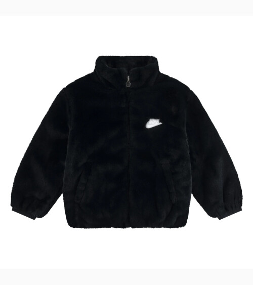 Nike abrigo de tela con cuello alto
