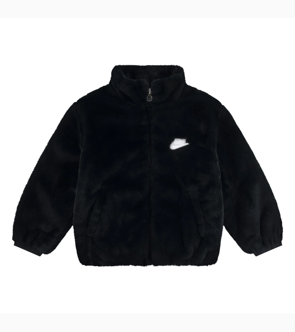 Nike abrigo de tela con cuello alto
