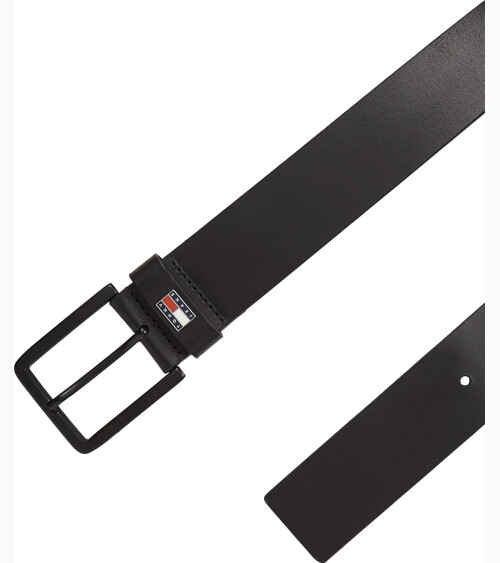 Tommy Hilfiger Leder-Gürtel mit Metall-Schnalle