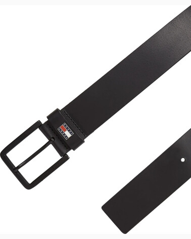 Tommy Hilfiger Leder-Gürtel mit Metall-Schnalle