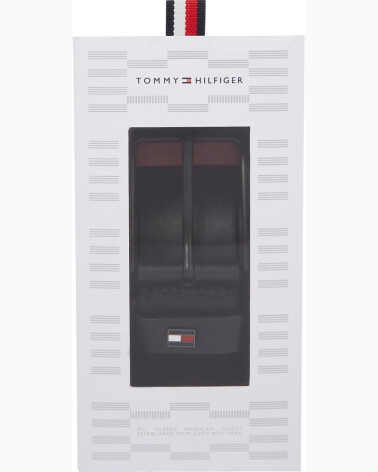 Cintura in pelle Tommy Hilfiger con fibbia metallica