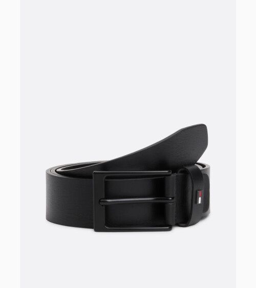 Cintura in pelle Tommy Hilfiger con fibbia metallica