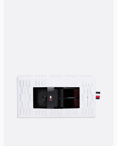 Leather belt Tommy Hilfiger with metal buckle