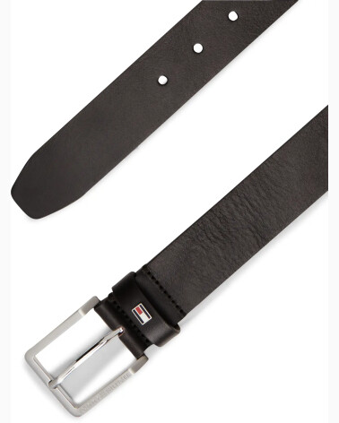 Cinturón de cuero Tommy Hilfiger con hebilla