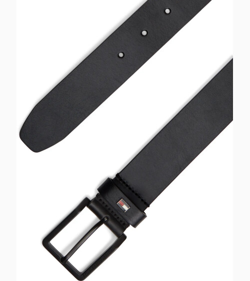 Cinturón de cuero Tommy Hilfiger con hebilla