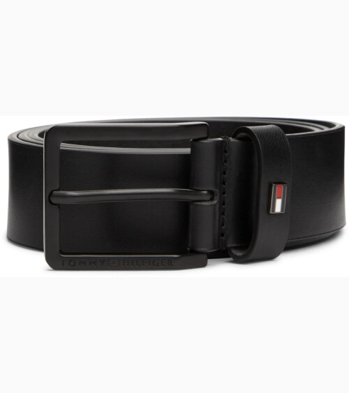 Tommy Hilfiger Leder Gürtel mit Schnalle