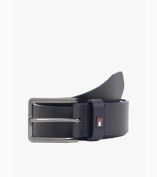 Cinturón de cuero Tommy Hilfiger con hebilla