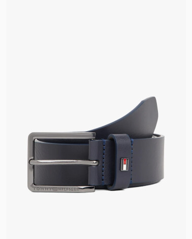 Cinturón de cuero Tommy Hilfiger con hebilla