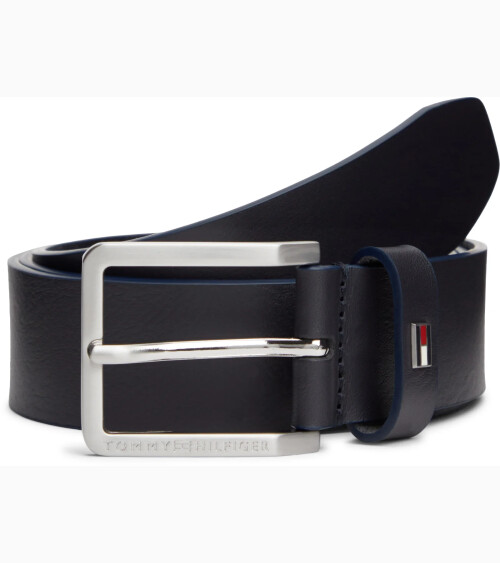 Tommy Hilfiger leather belt with buckle