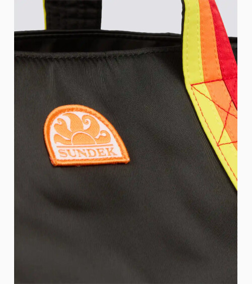 Sundek Nylon Handtasche mit Reißverschluss