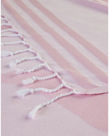 Sundek serviette de plage avec franges et logo