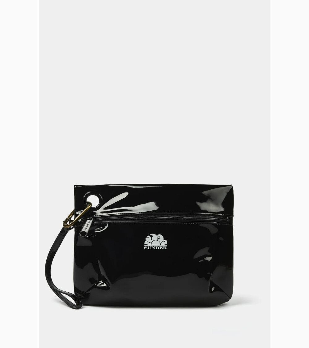Sundek shiny beach bag zip