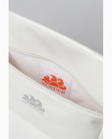 Sundek shiny beach bag zip