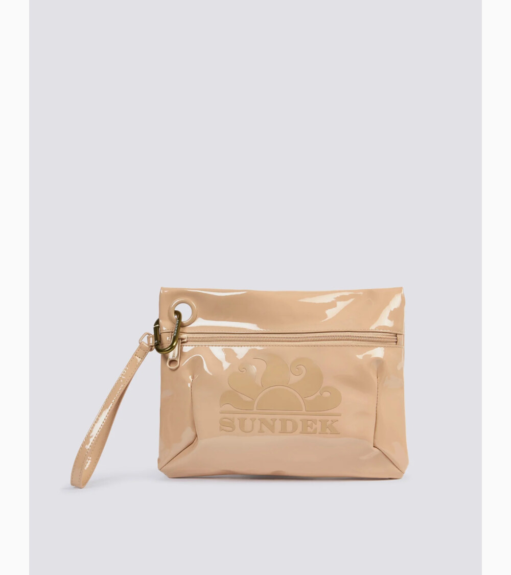 Sundek borsa mare lucida zip