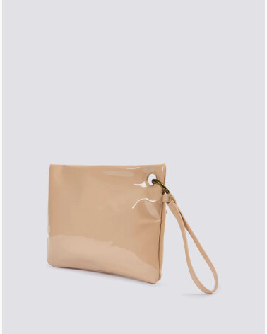 Sundek glänzende Strandtasche Reißverschluss