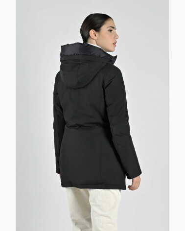 Canadian cappotto con cappuccio zip