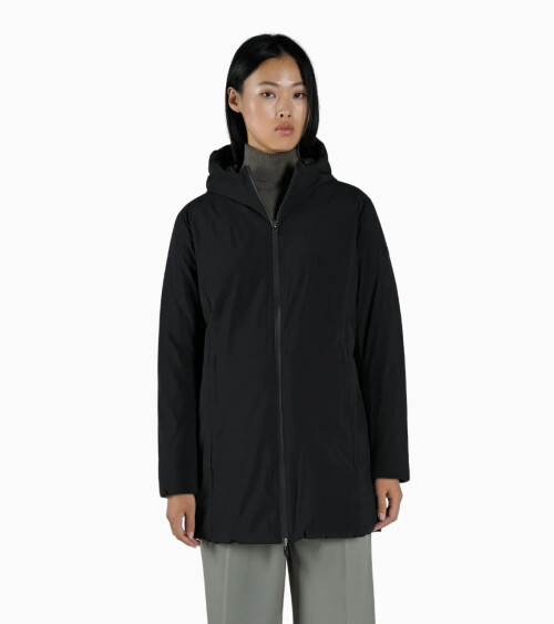 Long Canadian Coat with Hood
