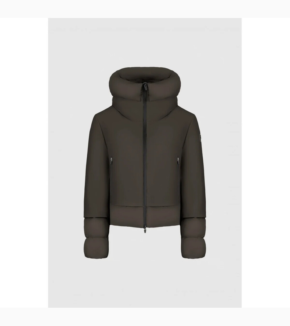 Canadian cappotto corto cappuccio